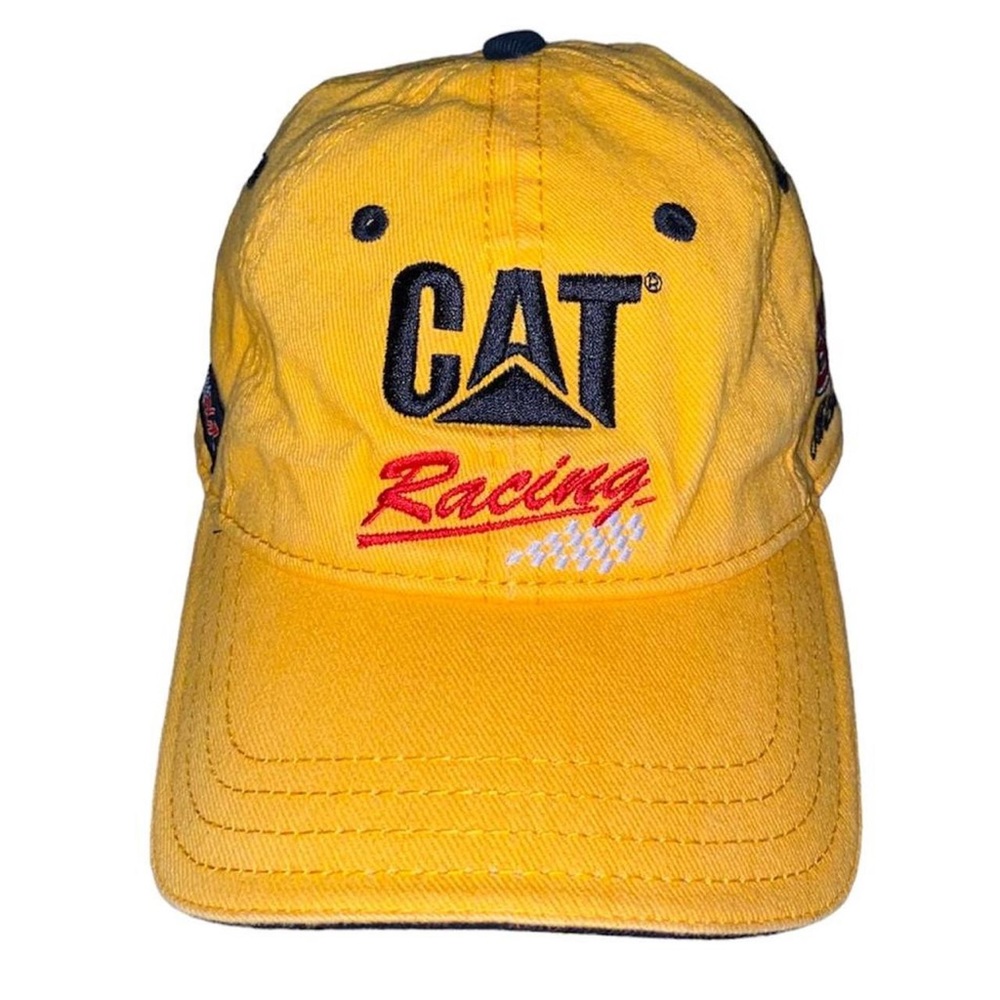 Vintage CAT NASCAR Jeff Burton Hat